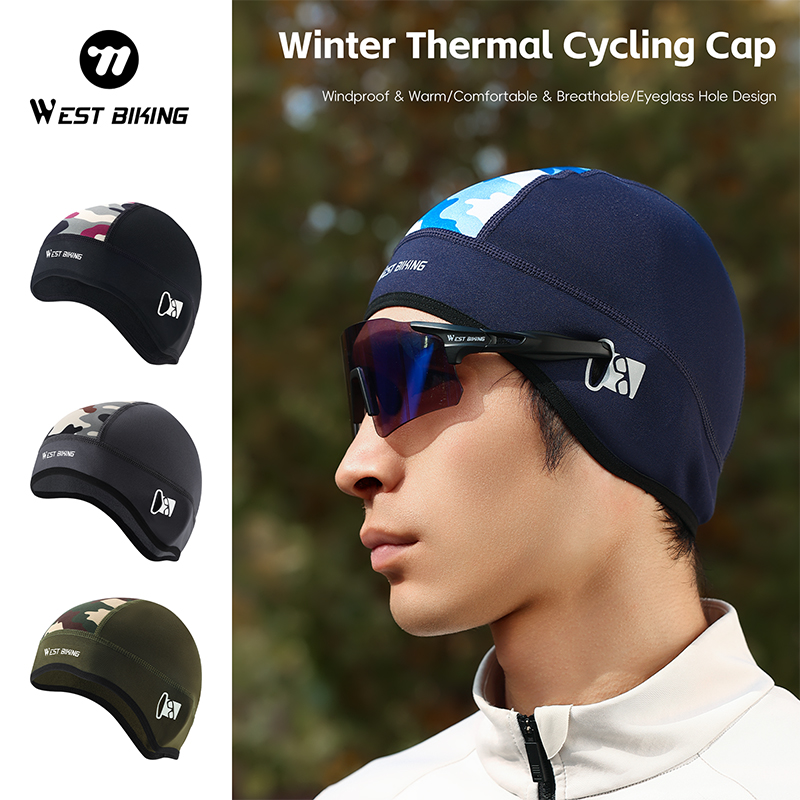 Running Gear Winter Men - WEST BIKING Winter Thermal Cycling Cap
