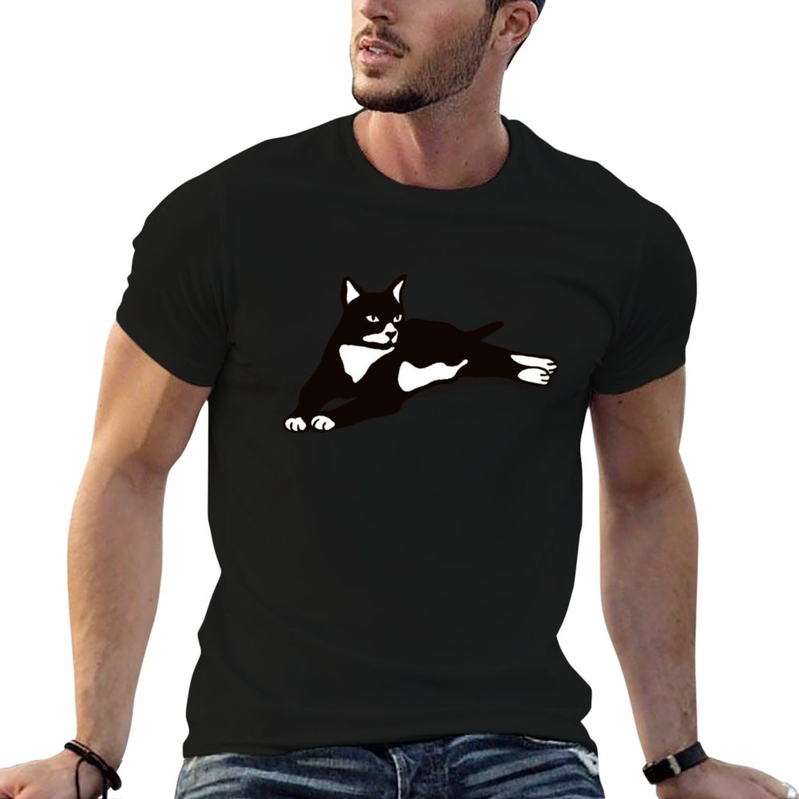 Tuxedo Cat Cat Lady Gift Cat M - Running Gear Gifts For Men 评论和价格