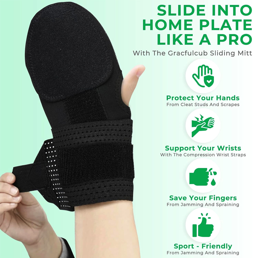 1PC Baseball Sliding Mitt Guar - Running Gear Design 评论和价格