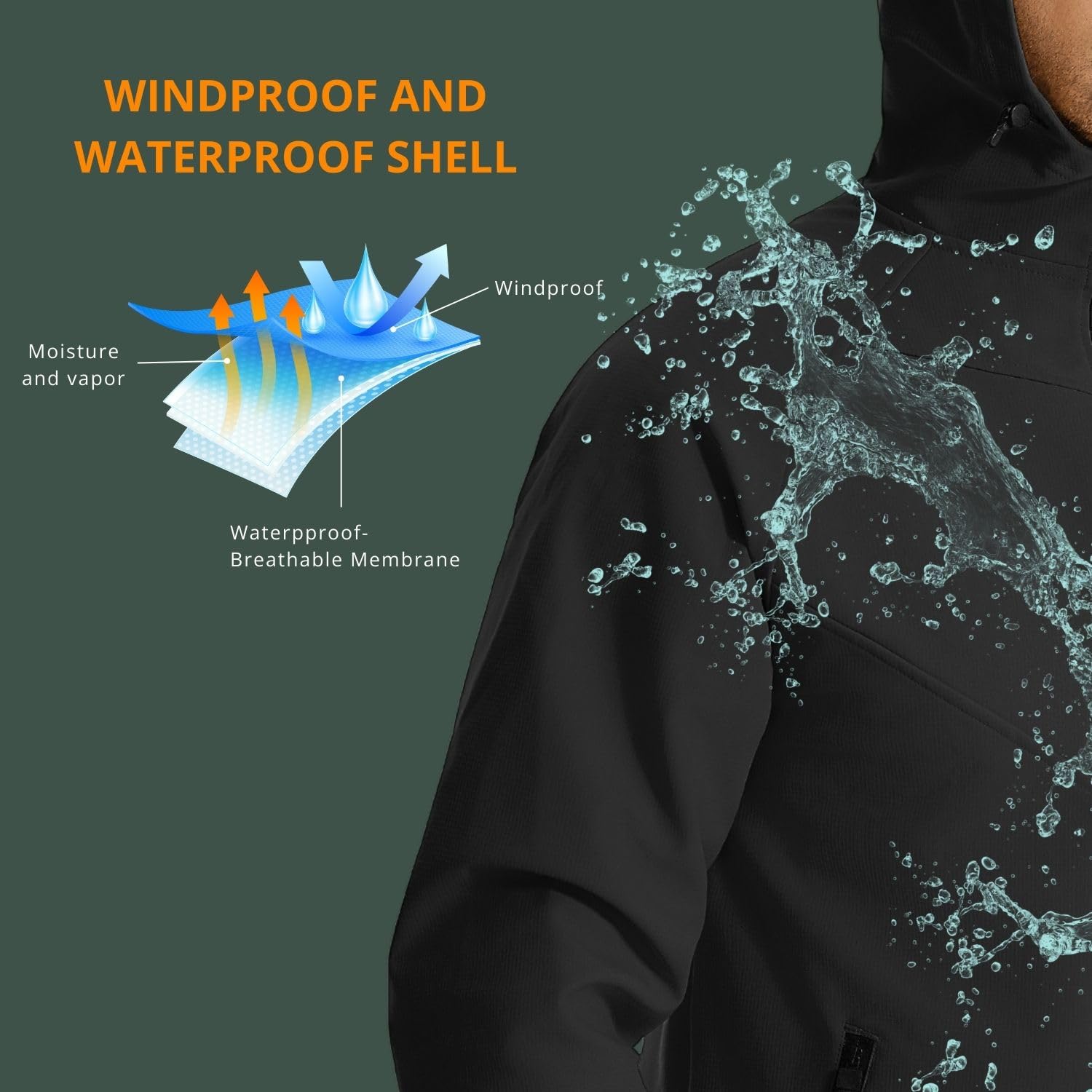 Wulibike winter cycling jacket - Running Gear Winter Men 评论和价格