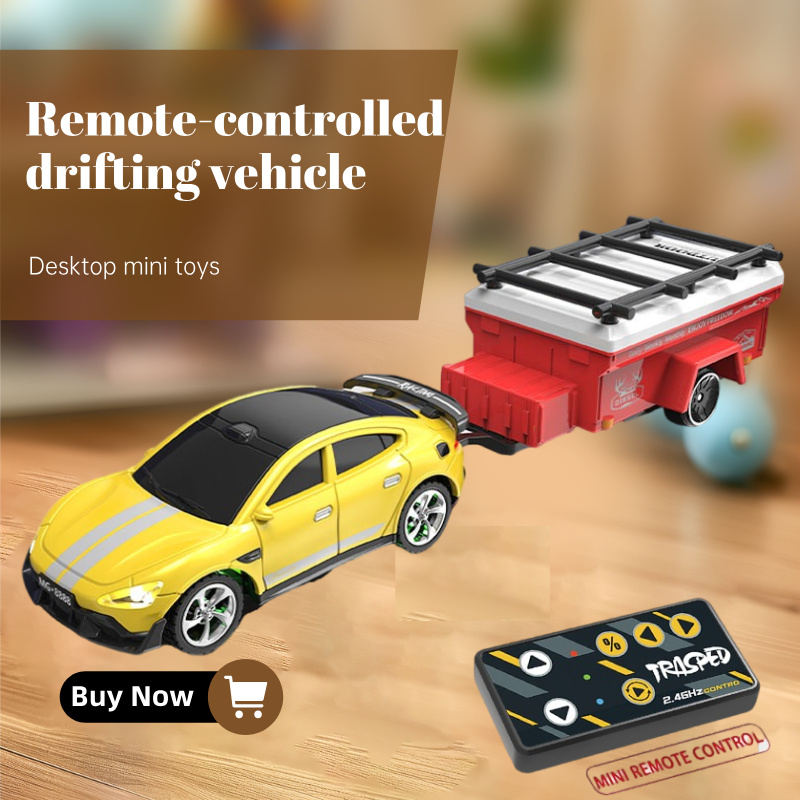 Mini Alloy Drift Car with Trai - Running Gear Trailer 评论和价格