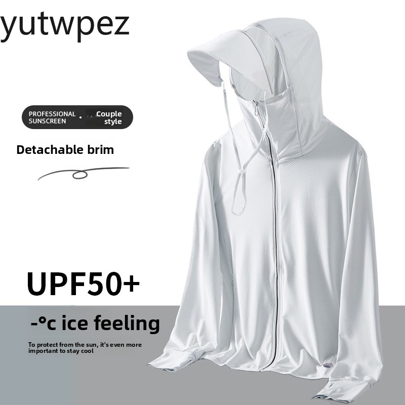UPF50+ Sun Protection Thin Mes - Running Gear Winter Men 评论和价格
