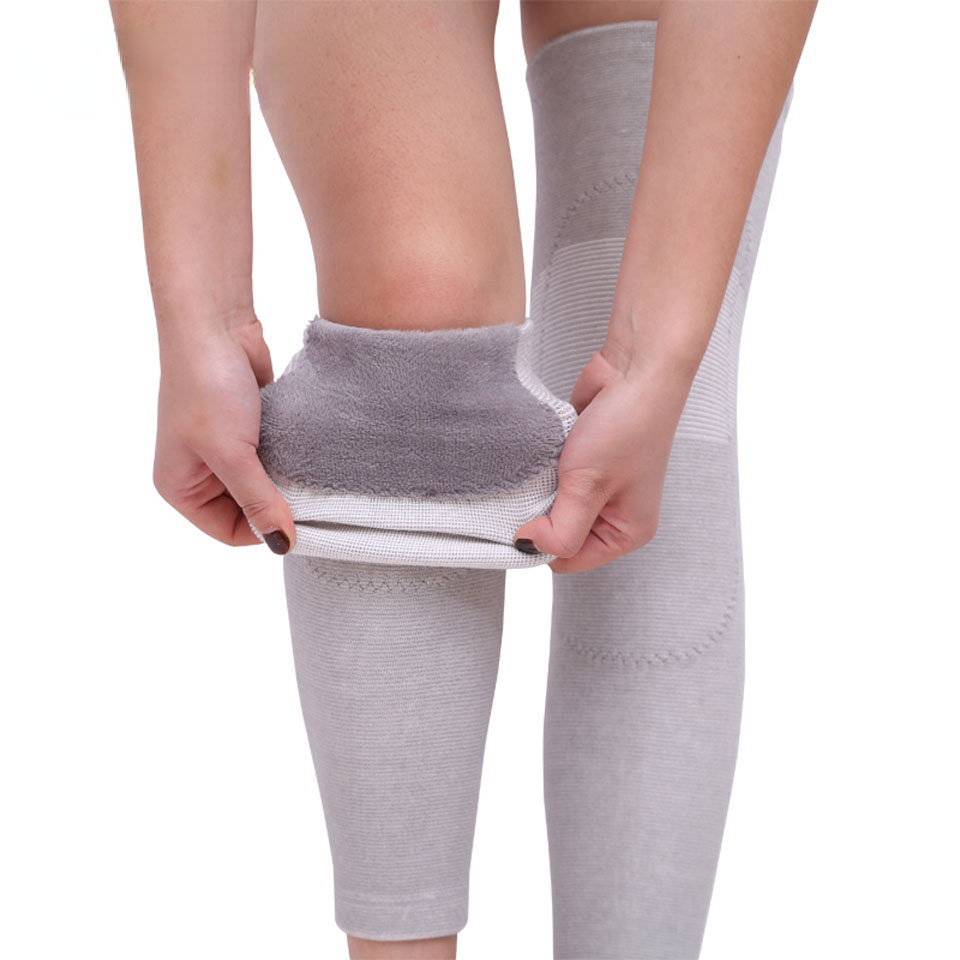 1Pair Long Winter Warm Knee Pa - Running Gear Winter Men 评论和价格