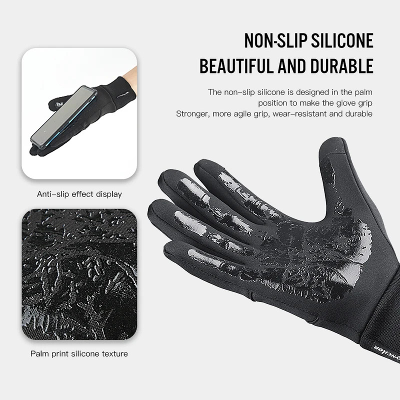 Winter Cycling Gloves for Men  - Running Gear Winter Men 评论和价格
