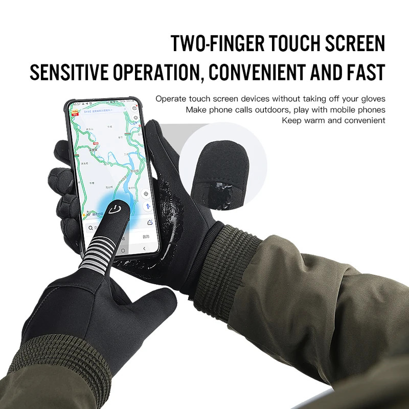 Winter Cycling Gloves for Men  - Running Gear Winter Men 评论和价格