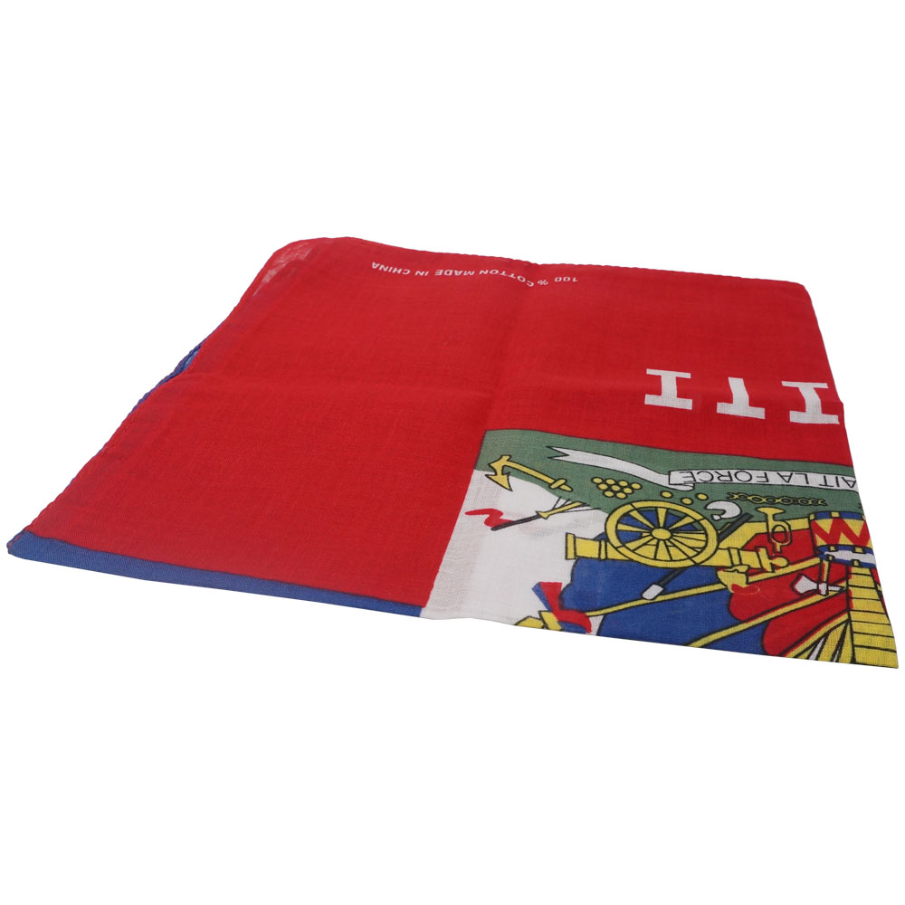 Haiti Flag Bandana 100% Cotton - Running Gear Gifts For Men 评论和价格